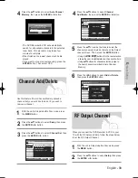 Предварительный просмотр 132 страницы Samsung VR330 - DVD - DVDr/ VCR Combo (French) Manuel D'Instructions