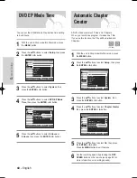 Предварительный просмотр 139 страницы Samsung VR330 - DVD - DVDr/ VCR Combo (French) Manuel D'Instructions