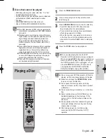 Предварительный просмотр 142 страницы Samsung VR330 - DVD - DVDr/ VCR Combo (French) Manuel D'Instructions