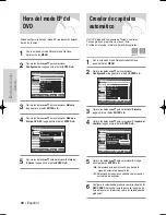 Preview for 40 page of Samsung VR330 - DVD - DVDr/ VCR Combo Manual Del Instrucción