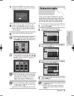 Preview for 41 page of Samsung VR330 - DVD - DVDr/ VCR Combo Manual Del Instrucción