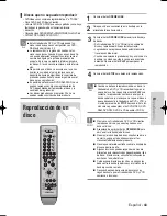 Preview for 43 page of Samsung VR330 - DVD - DVDr/ VCR Combo Manual Del Instrucción