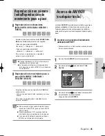 Preview for 45 page of Samsung VR330 - DVD - DVDr/ VCR Combo Manual Del Instrucción