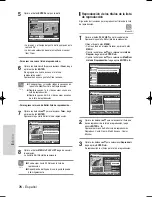 Preview for 76 page of Samsung VR330 - DVD - DVDr/ VCR Combo Manual Del Instrucción