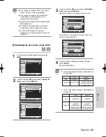 Preview for 85 page of Samsung VR330 - DVD - DVDr/ VCR Combo Manual Del Instrucción