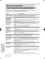 Preview for 88 page of Samsung VR330 - DVD - DVDr/ VCR Combo Manual Del Instrucción