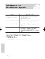 Preview for 92 page of Samsung VR330 - DVD - DVDr/ VCR Combo Manual Del Instrucción