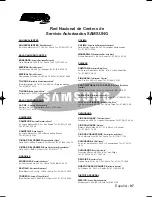 Preview for 97 page of Samsung VR330 - DVD - DVDr/ VCR Combo Manual Del Instrucción