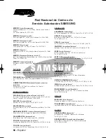 Preview for 98 page of Samsung VR330 - DVD - DVDr/ VCR Combo Manual Del Instrucción