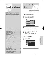 Preview for 69 page of Samsung VR330 - DVD - DVDr/ VCR Combo Manuel D'Instructions