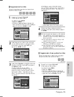 Preview for 73 page of Samsung VR330 - DVD - DVDr/ VCR Combo Manuel D'Instructions