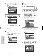 Preview for 80 page of Samsung VR330 - DVD - DVDr/ VCR Combo Manuel D'Instructions