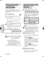 Preview for 143 page of Samsung VR330 - DVD - DVDr/ VCR Combo Manuel D'Instructions