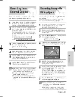 Preview for 160 page of Samsung VR330 - DVD - DVDr/ VCR Combo Manuel D'Instructions