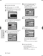 Preview for 167 page of Samsung VR330 - DVD - DVDr/ VCR Combo Manuel D'Instructions