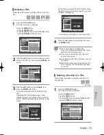 Preview for 172 page of Samsung VR330 - DVD - DVDr/ VCR Combo Manuel D'Instructions