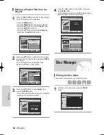 Preview for 183 page of Samsung VR330 - DVD - DVDr/ VCR Combo Manuel D'Instructions