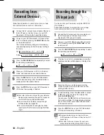 Предварительный просмотр 62 страницы Samsung VR330S Instruction Manual