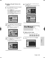 Предварительный просмотр 85 страницы Samsung VR330S Instruction Manual