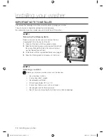 Preview for 10 page of Samsung VRT STEAM WF419AAW User Manual