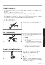 Предварительный просмотр 15 страницы Samsung VS20A95973B/WA User Manual