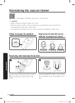 Предварительный просмотр 22 страницы Samsung VS20B75 Series User Manual