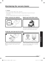 Preview for 21 page of Samsung VS20T7551P5 User Manual