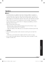 Preview for 27 page of Samsung VS20T7551P5 User Manual