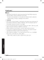 Preview for 28 page of Samsung VS20T7551P5 User Manual