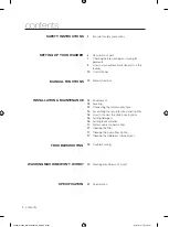 Preview for 2 page of Samsung WA10F5S2 User Manual