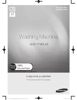 Preview for 1 page of Samsung WA10H7200G series User Manual