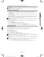 Preview for 17 page of Samsung WA10H7200G series User Manual