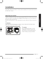 Preview for 11 page of Samsung WA10J7700G Series User Manual