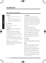 Preview for 14 page of Samsung WA10J7700G Series User Manual