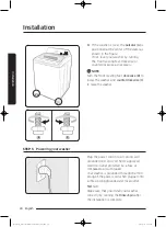 Предварительный просмотр 24 страницы Samsung WA10J7750G Series Manual