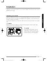 Preview for 11 page of Samsung WA10J8700G Series User Manual