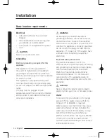 Preview for 14 page of Samsung WA10J8700G Series User Manual