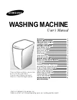 Samsung WA10RA User Manual preview