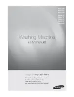 Samsung WA10UA User Manual preview