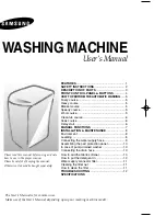 Предварительный просмотр 1 страницы Samsung WA1150S User Manual