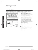 Предварительный просмотр 22 страницы Samsung WA11M8700 Series User Manual