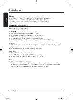 Предварительный просмотр 10 страницы Samsung WA12A8376G Series User Manual