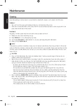 Предварительный просмотр 34 страницы Samsung WA12A8376G Series User Manual