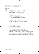 Preview for 4 page of Samsung WA12B9 User Manual