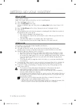 Preview for 14 page of Samsung WA12B9 User Manual