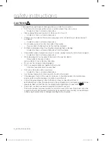 Preview for 6 page of Samsung WA12F5L4 User Manual