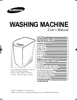 Samsung WA12KS User Manual preview