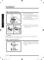 Предварительный просмотр 14 страницы Samsung WA12T5360B Series User Manual