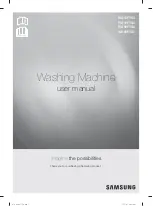 Samsung WA13F5S3 User Manual preview