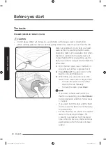 Preview for 20 page of Samsung WA13J573 Series User Manual